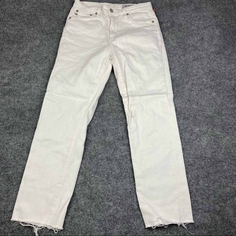 AG Jeans The Isabelle High Rise Straight Crop in 28r Years Amendment